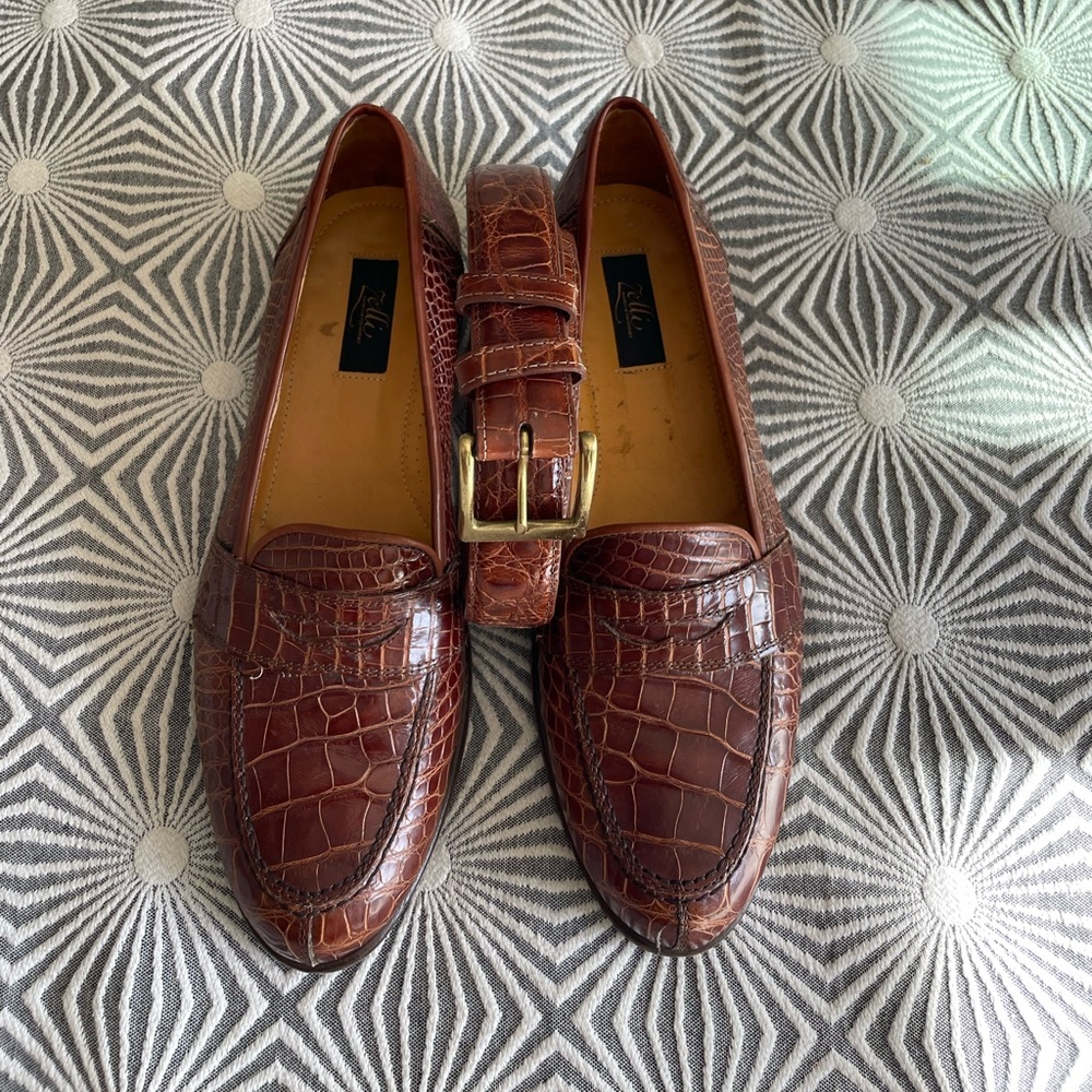 Men’s Zelli Alligator Loafers in EUC